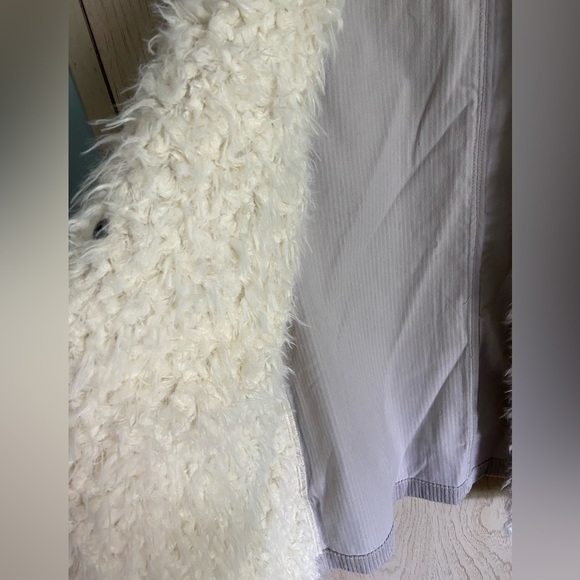 KUT from the Kloth Faux Fur Lined Classic Corduroy Jacket in Grey Sz Large - Picture 7 of 10